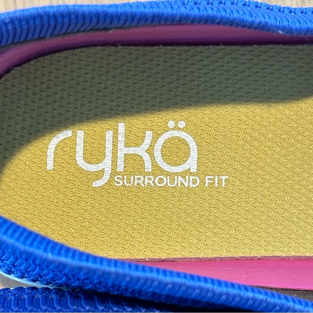 Ryka Hera Slip-On Shoes Blue Sz 11 Casual Comfort Knit Loafers Sneakers Luxury - Picture 9 of 11